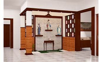 Prayer room wall shelf