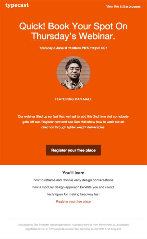 Pre Trade Show Email Template