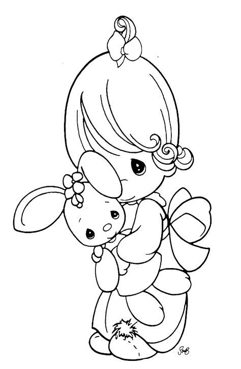 Precious Moments Printable Coloring Pages