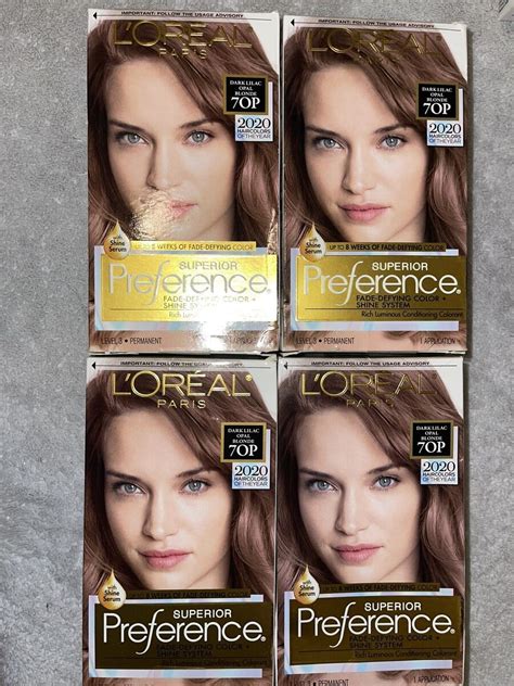 Preference Hair Color Chart