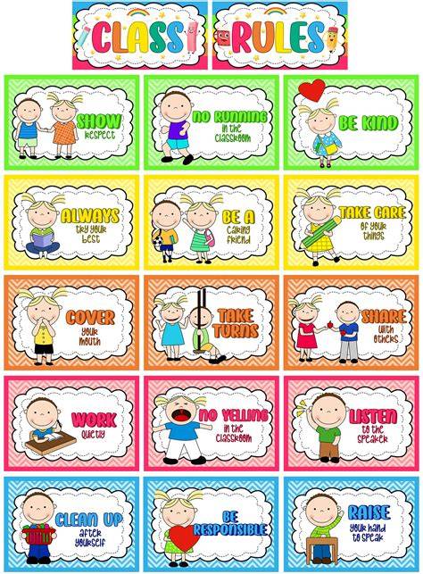Preschool Classroom Rules Free Printables