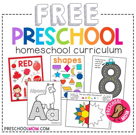 Preschool Learning Worksheets Printable