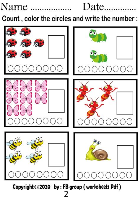 Preschool Number Recognition Printables
