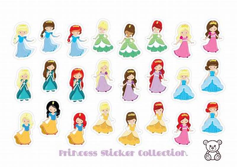 Princess Sticker Printable