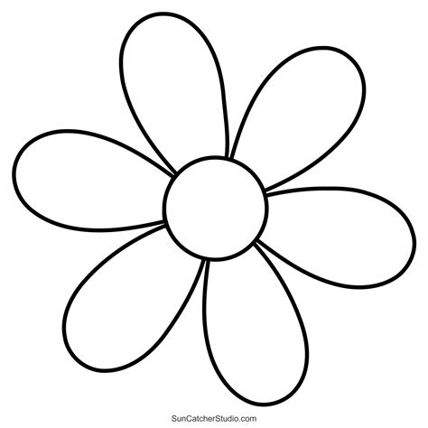 Print Flower Template