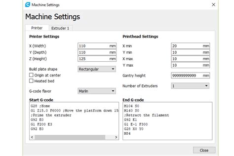 Print Settings
