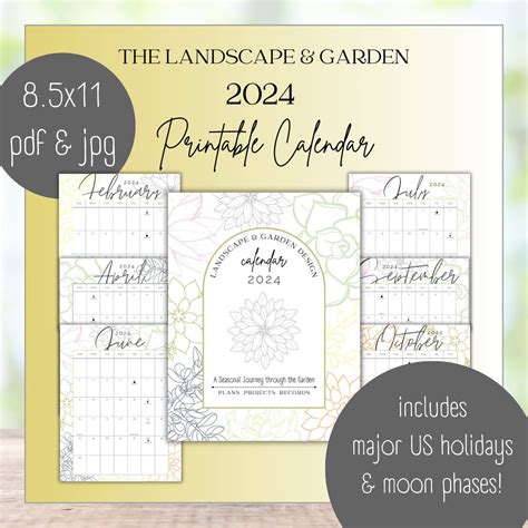 Printable 8.5 X11 Calendar