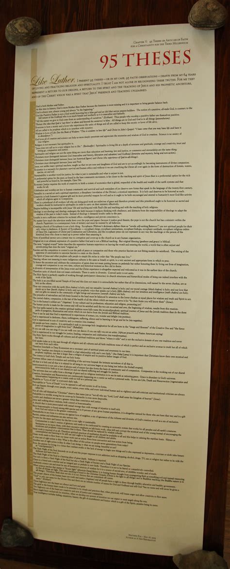 Printable 95 Theses