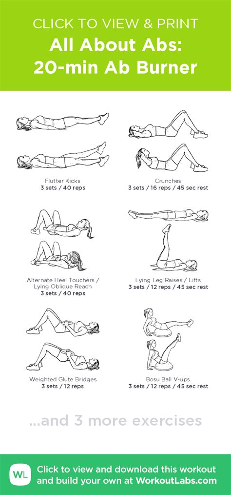 Printable Ab Workout