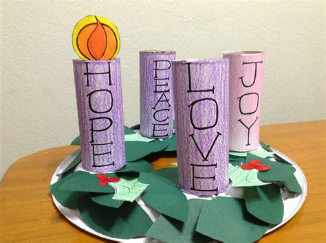 Printable Advent Wreath Template