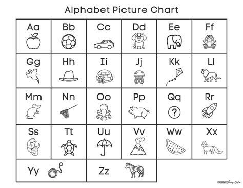 Printable Alphabet For Preschoolers