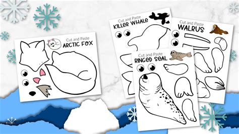 Printable Arctic Animal Crafts