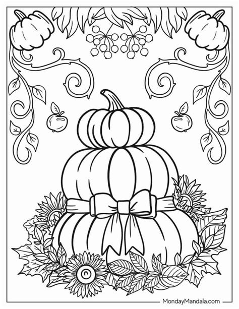 Printable Autumn Pictures To Color