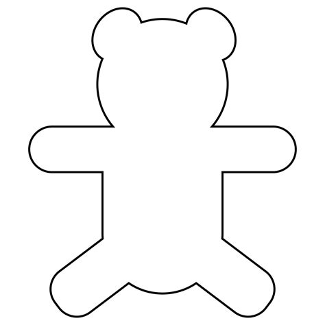 Printable Bear Template