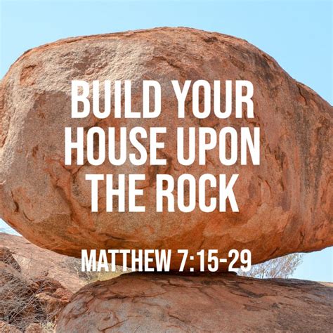 Printable Bible Lessons God Build House On Rock