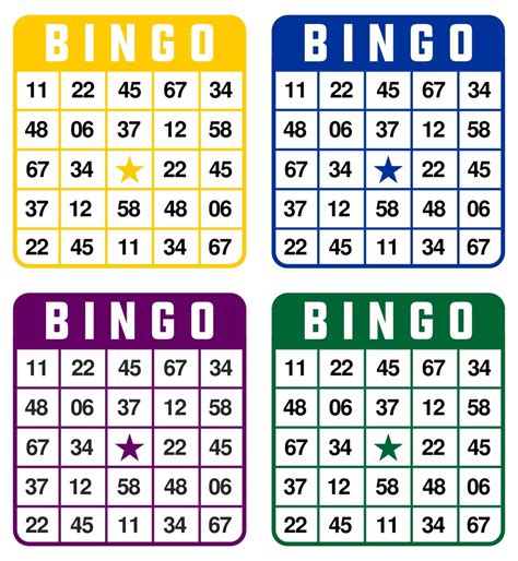 Printable Bingo Games