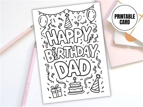 Printable Birthday Cards For Dads