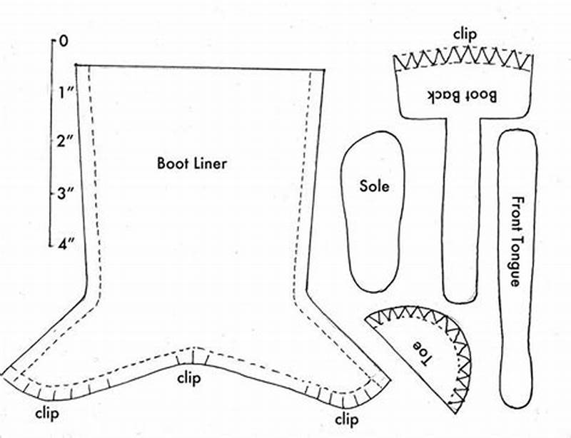 Printable Boot Cover Pattern