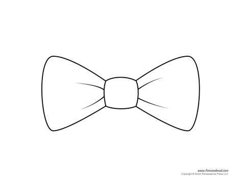 Printable Bow Tie