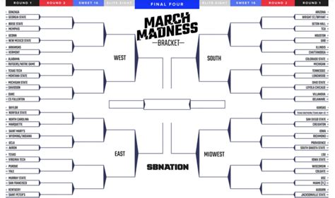 Printable Bracket With Records