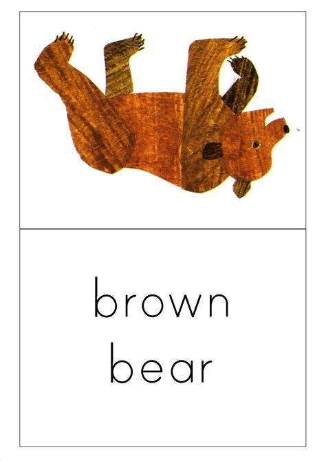 Printable Brown Bear Book