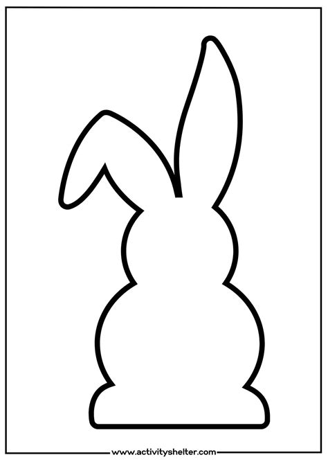 Printable Bunny Template