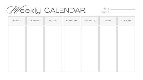 Printable Calandar With Days Of The Week On It