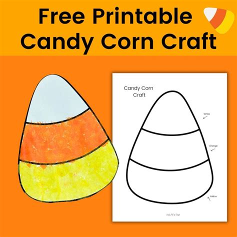 Printable Candy Corn Template