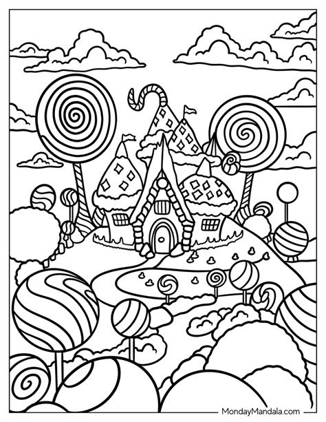 Printable Candyland Coloring Pages