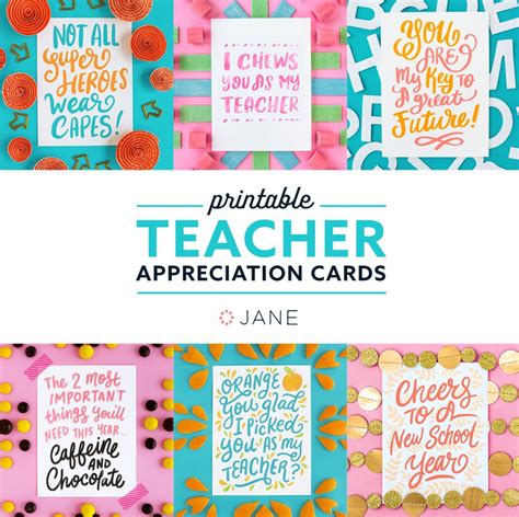 Printable Cards Teacher Appreciation