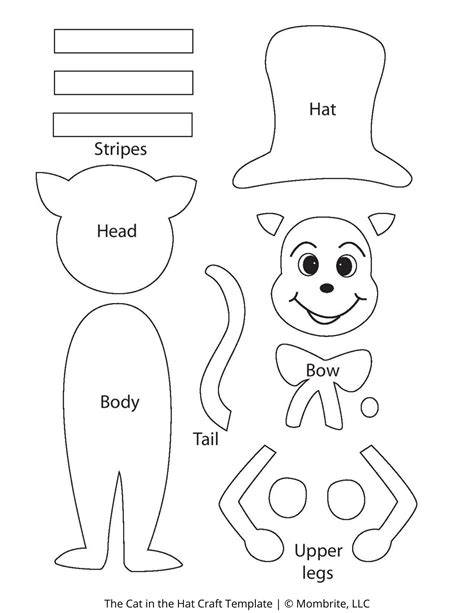 Printable Cat In The Hat Hat Template