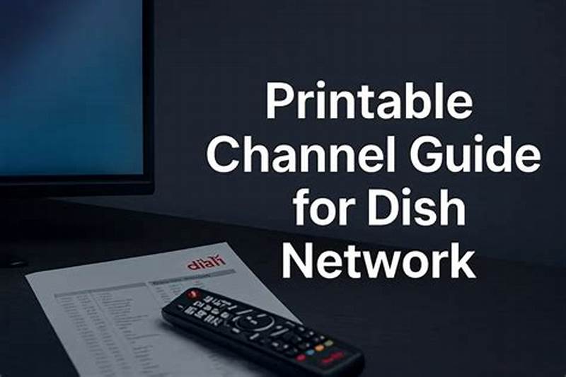 Printable Channel Guide For Dish Network