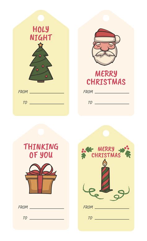 Printable Christmas Gift Tags