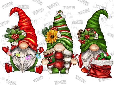 Printable Christmas Gnomes