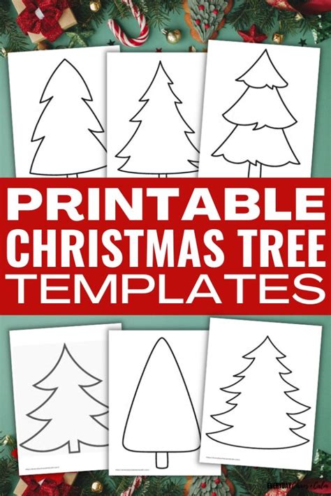 Printable Christmas Tree Templates