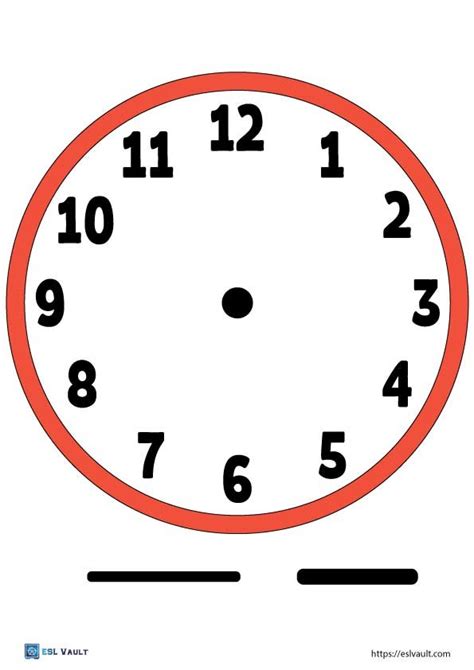 Printable Clock Faces