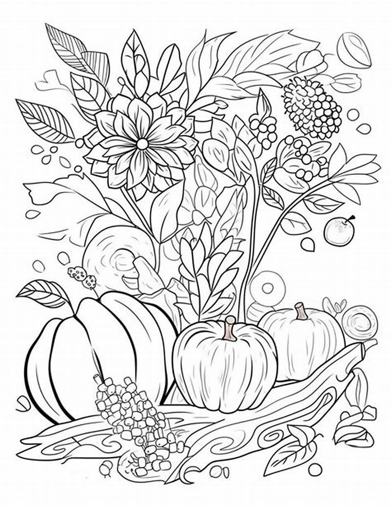 Printable Coloring Pages Fall