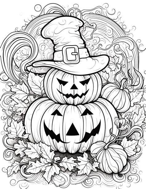 Printable Coloring Pages For Adults Halloween
