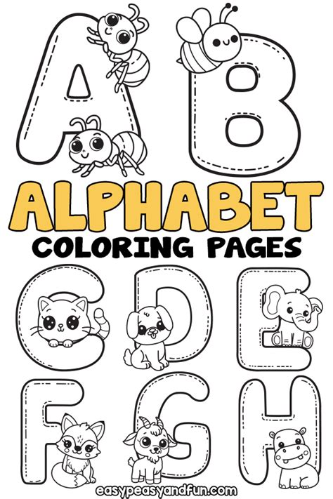 Printable Coloring Pages Letters