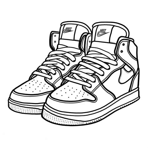 Printable Coloring Pages Shoes
