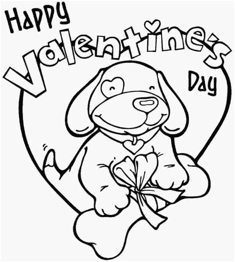 Printable Coloring Pages Valentines Day