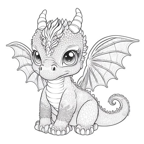Printable Coloring Pictures Of Dragons