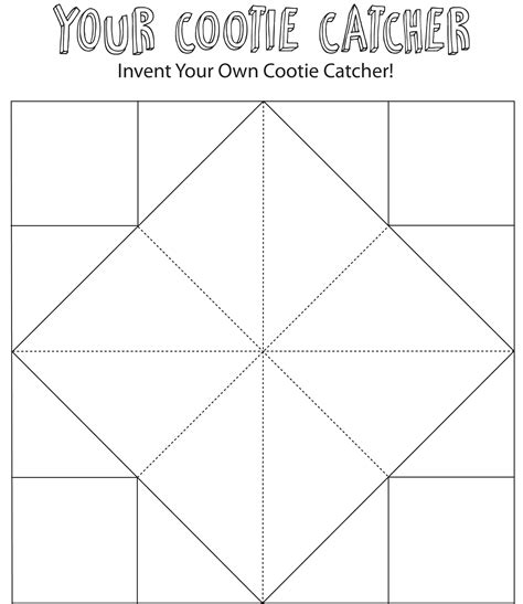 Printable Cootie Catcher