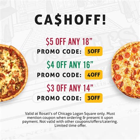 Printable Coupons For Rosatis Pizza