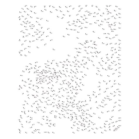 Printable Dot To Dots Hard