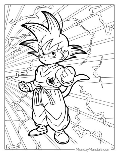Printable Dragon Ball Z Coloring Pages