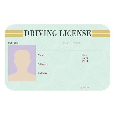 Printable Driver's License
