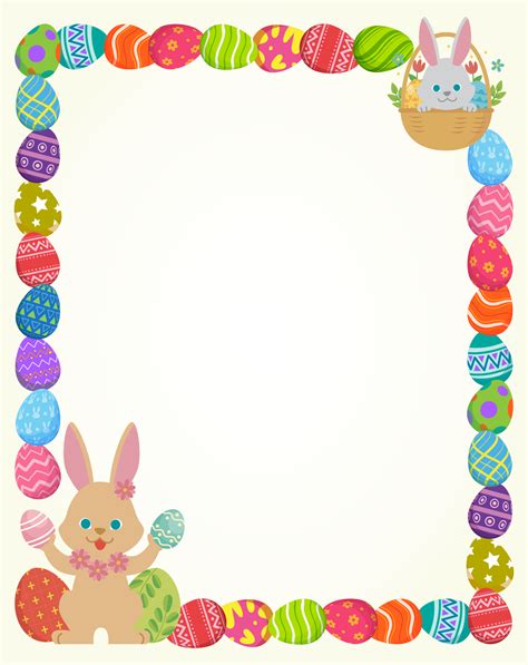Printable Easter Border