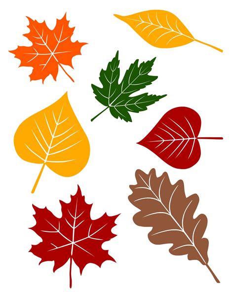 Printable Fall Leaves Free