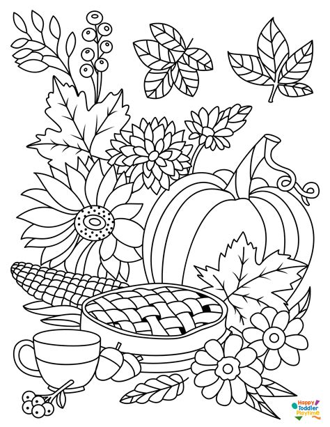 Printable Fall Pictures To Color